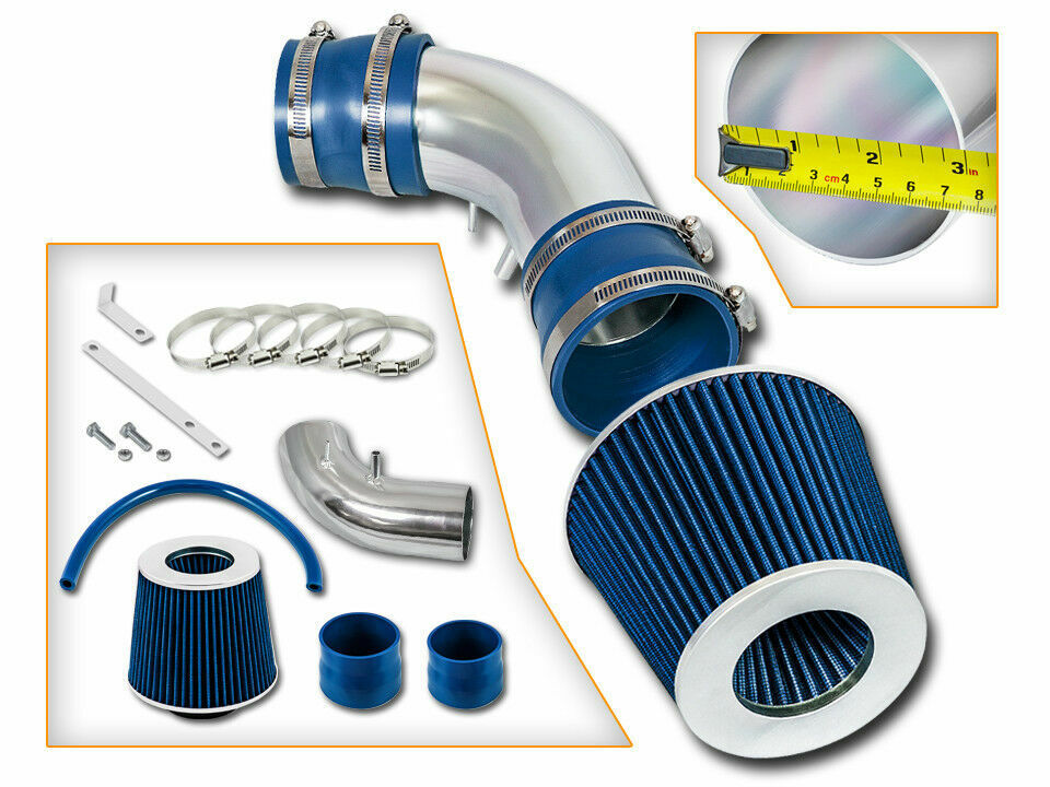 Short Ram Air Intake Kit + BLUE Filter for 93-97 Mazda MX-6 / Ford Probe 2.5 V6