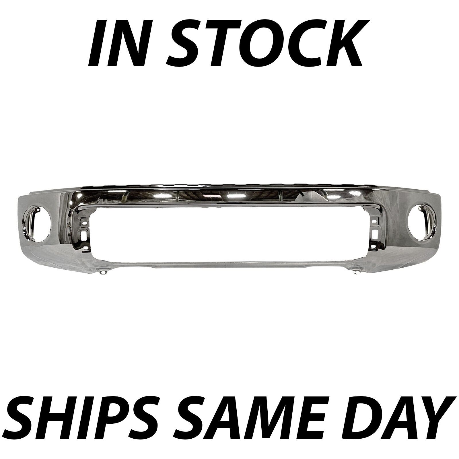 NEW Chrome - Steel Front Bumper Cover for 2007-2013 Toyota Tundra Truck 07-13