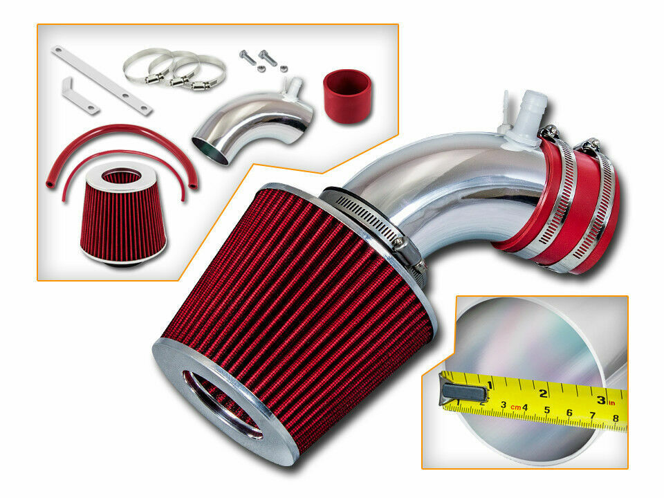 BCP RED For 2010 2011 2012 Genesis Coupe 2.0L Turbo Racing Air Intake + Filter