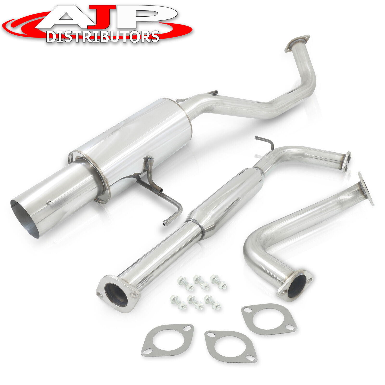 Stainless Steel Catback Exhaust System 57mm + 4