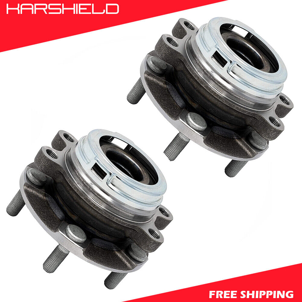 2x Front Wheel Bearing Hub Assembly for Nissan 2009-2014 Murano 2011-2017 Quest