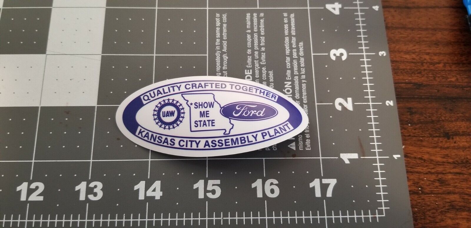 1980-96 Kansas City Assembly Plant Decal OBS Fits Ford Bronco or Truck 