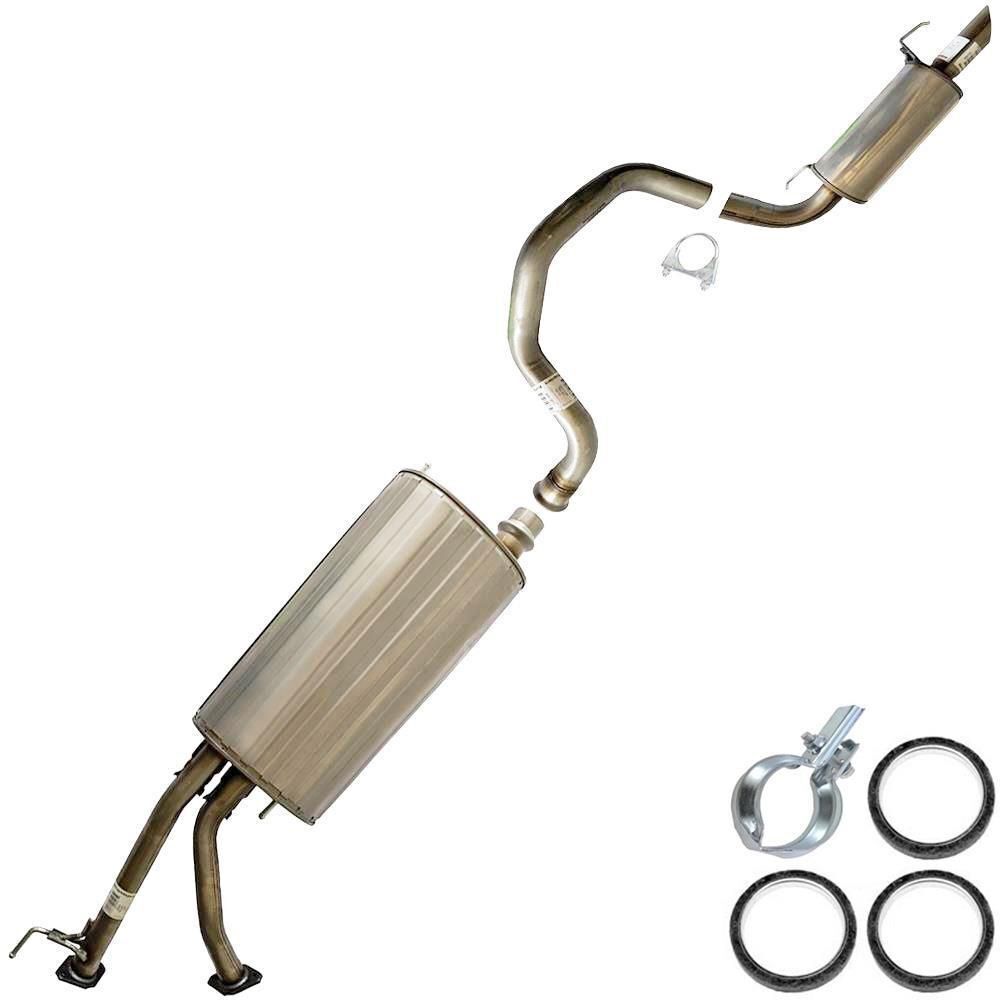 Stainless Steel Exhaust System Kit fits: 2001-2007 Toyota Sequoia 4.7L