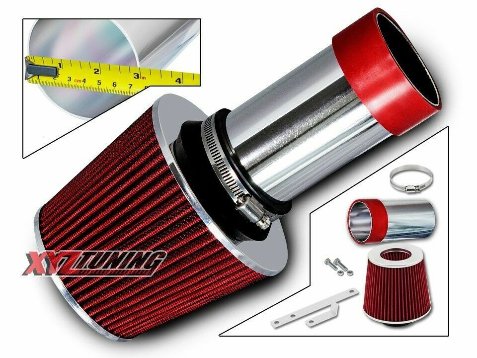 RED Short Ram Air Intake Induction Kit + Filter For 93-97 Vision 3.3L/3.5L V6