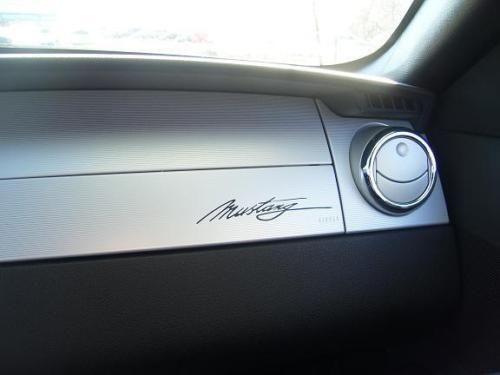 Ford Mustang Interior Dash Sticker Logo Decal Script S