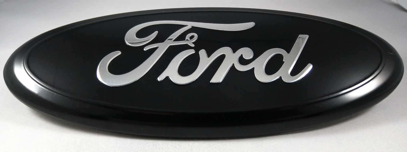 PURE BLACK FORD 2004-2014 F150 Front Grill Tailgate Emblem Oval Decal Badge Name