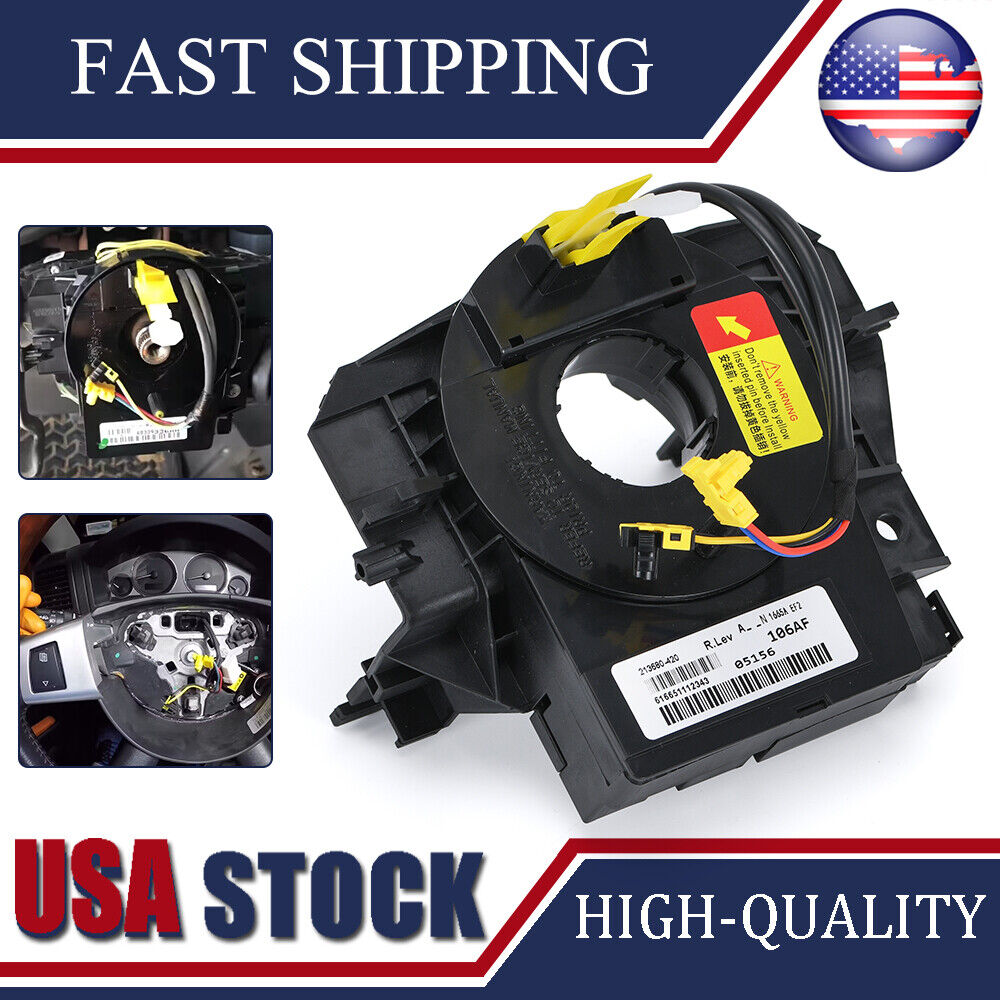Steering Wheel Clock Spring Fit For 07-18 Chrysler Dodge Jeep with Angle Sensor