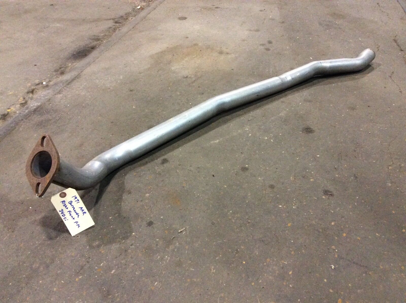 1971 PLYMOUTH  AAR BARRACUDA RIGHT FRONT EXHAUST PIPE 340 Ci