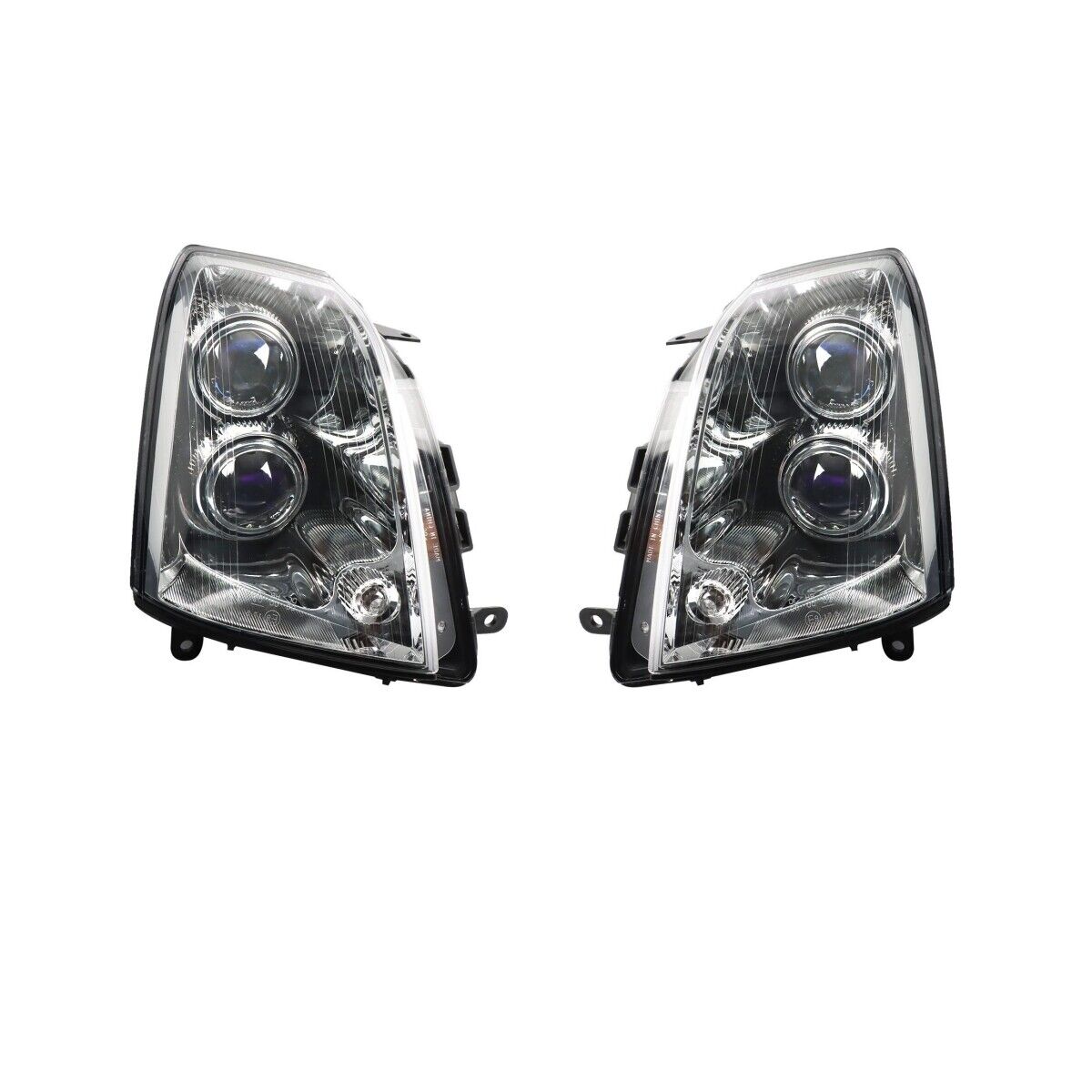 Right&Left Side Headlights For 2005 2006 2007 2008 2009 2010 2011 Cadillac STS