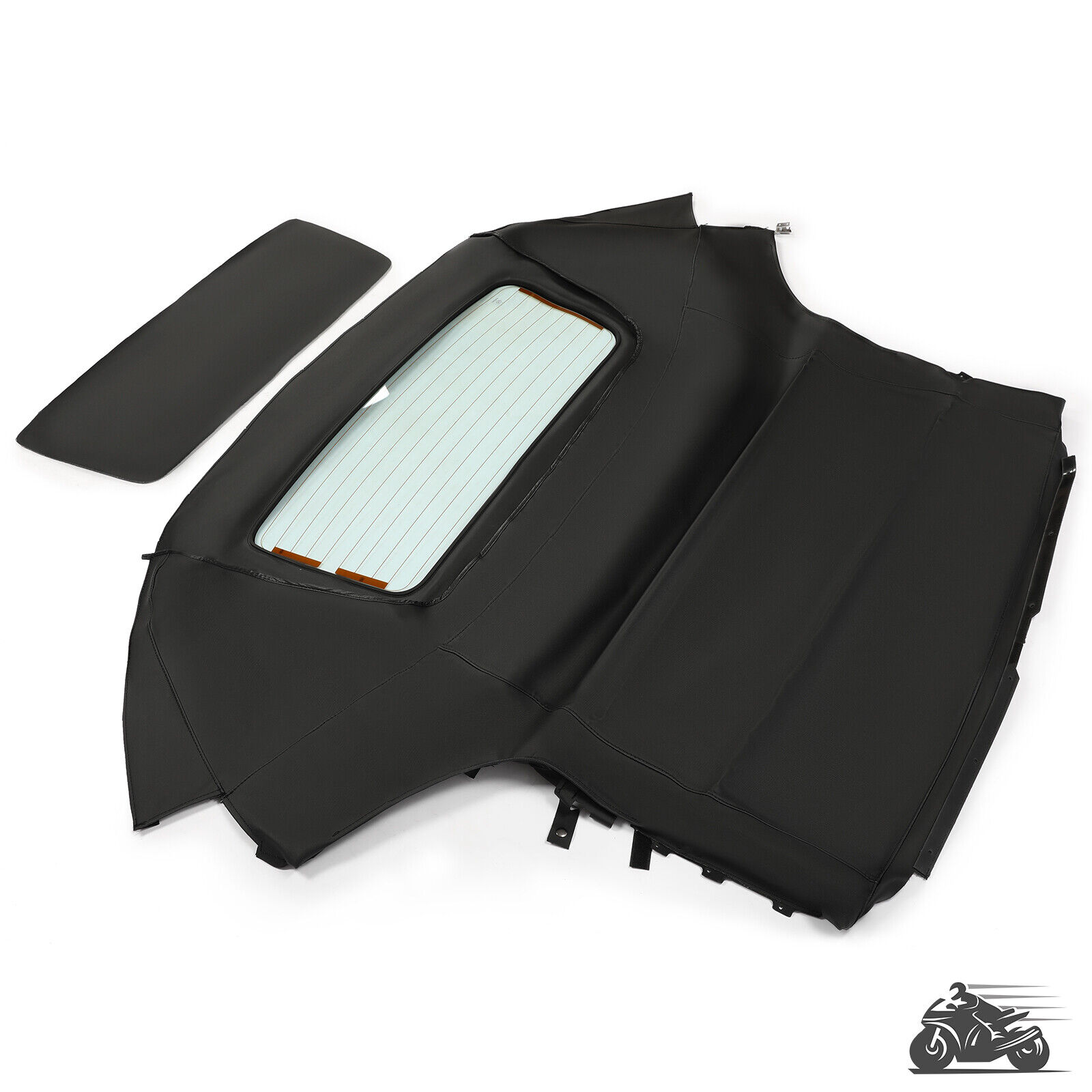 Heated Glass Window Convertible Soft Top For Toyota Mr2 Spyder 2000-2007 Black
