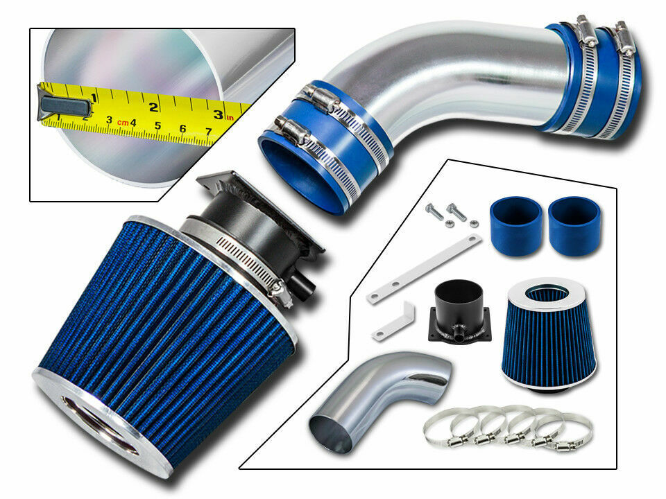 Short Ram Cold Air Intake Kit BLUE for 98-05 Volkswagen Passat 2.8 V6 [Full Set]