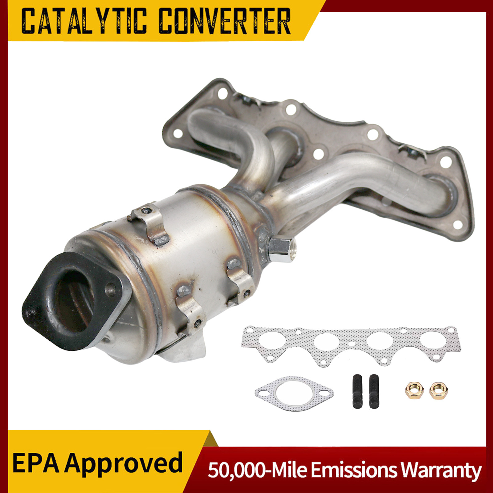 Catalytic Converters For 2012-2019 Hyundai Accent Veloster Kia Rio Soul 1.6L