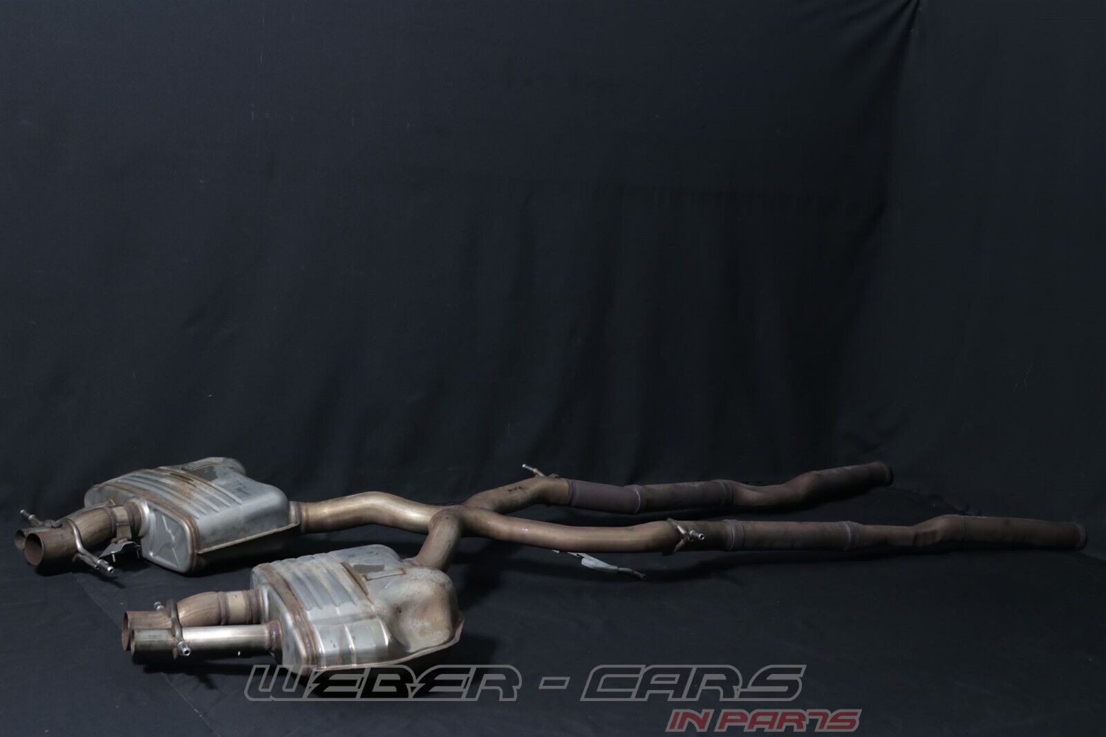 Mercedes W222 S63 AMG Long Click-On Exhaust System Muffler Exhaust ESD