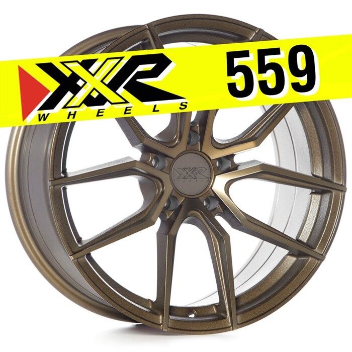 XXR 559 18x8.5 5-114.3 +20 Bronze Wheels (Set of 4) Fits Mitsubishi Lancer EVO