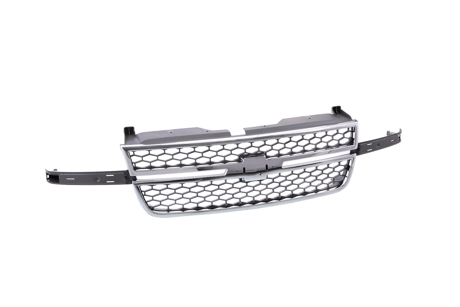 SS Chrome Grille w/Honeycomb Insert For 03-07 Silverado 1500 2500 3500 Pickup