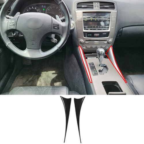 Carbon Fiber Console Gear Shift Both Side Panel For Lexus IS F/250/350 2006-2013
