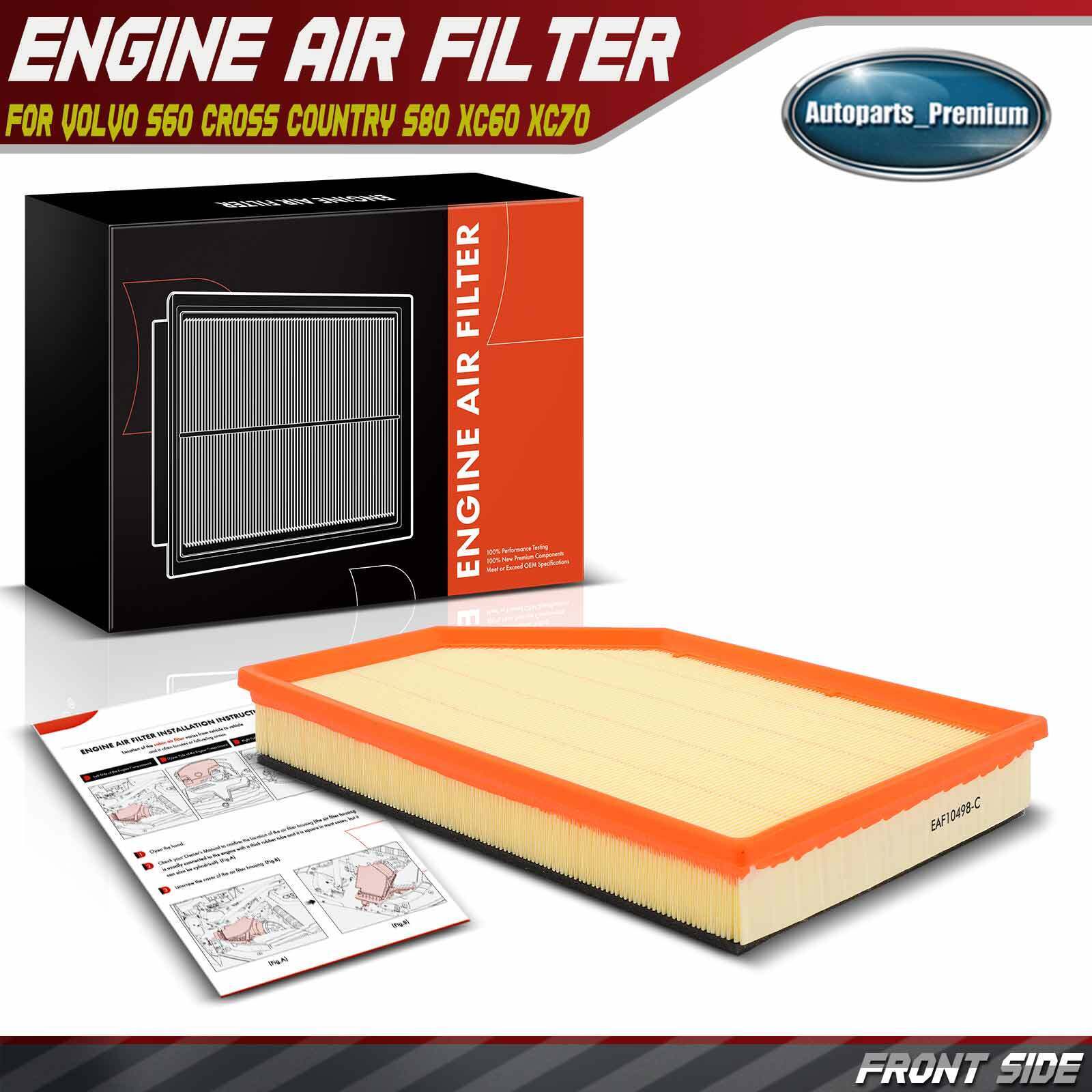 New Engine Air Filter for Volvo XC60 15-17 S60 15-18 XC70 15-16 S80 07-10 15-16 