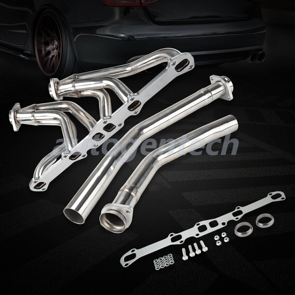 L6 144/170/200/250 STAINLESS STEEL HEADER MANIFOLD PIPE FOR 6CYL FORD/MERCURY