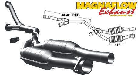 1992-1993 Mercedes 500SEL 5.0L Exhaust Magnaflow Direct-Fit Catalytic Converter