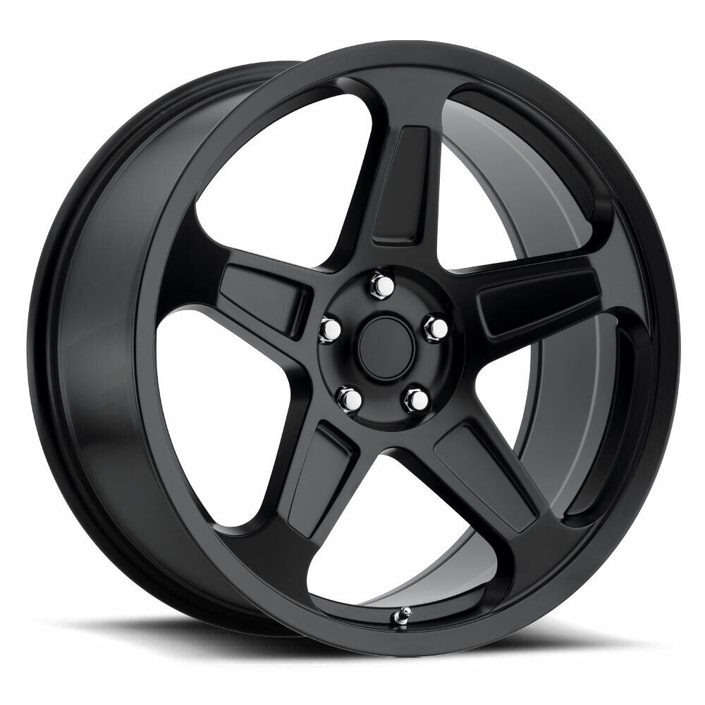 Wheel 20x10.5 5-115 Matte Black Fits Dodge Challenger Demon