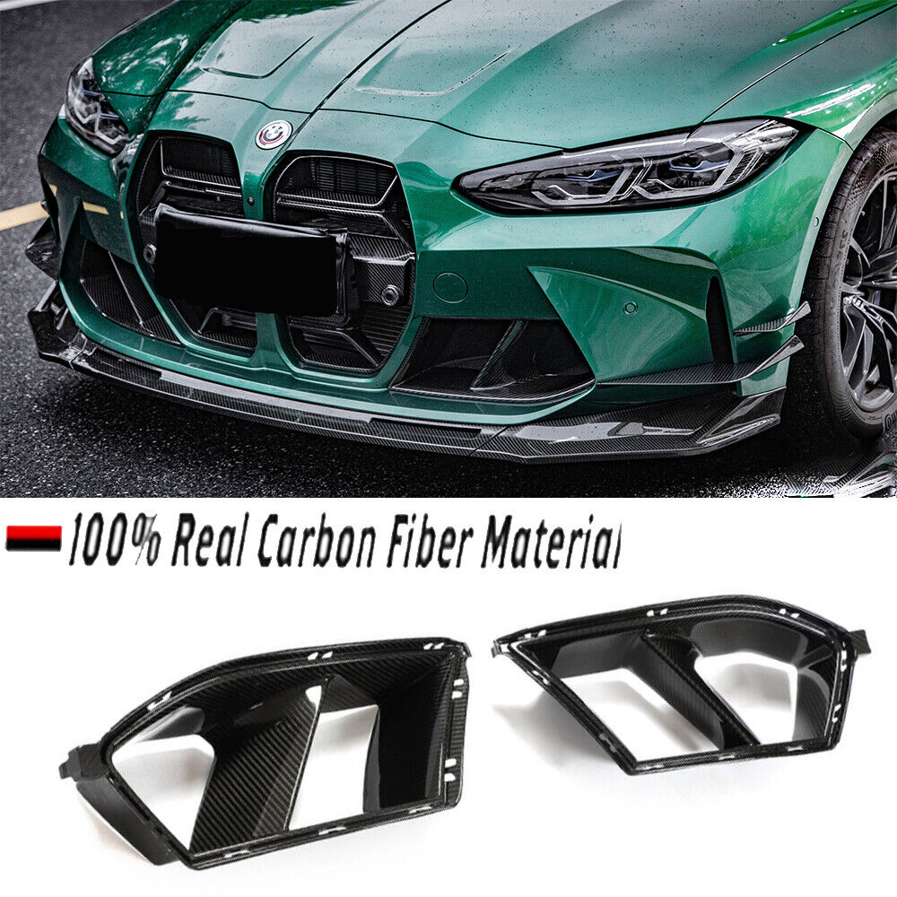 BMW G80 M3 G82 G83 M4 CARBON FIBER Front Air Inlet Duct Vent Replace For 2021Up