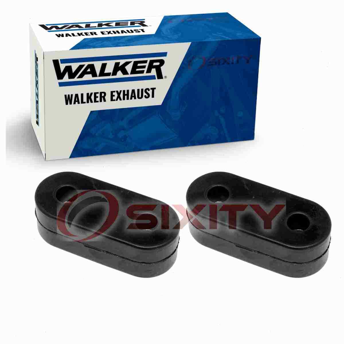 2 pc Walker Tail Pipe Exhaust System Insulators for 2001-2006 Chevrolet wr