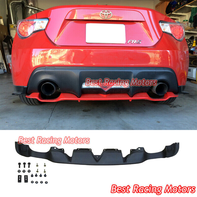 For 2012-2016 FR-S / 2012-2021 BRZ Factory Style Rear Bumper Diffuser (ABS)