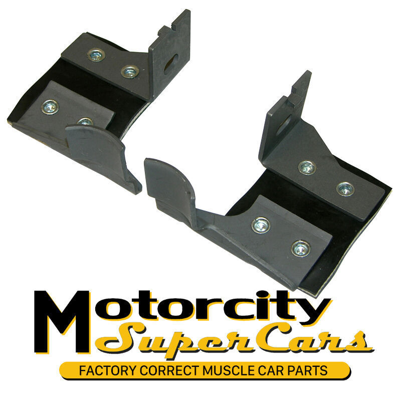 68-69 442 W-30  400 455 Hurst Olds Dual  Exhaust Tail Pipe Hangers Pair Set Nosr