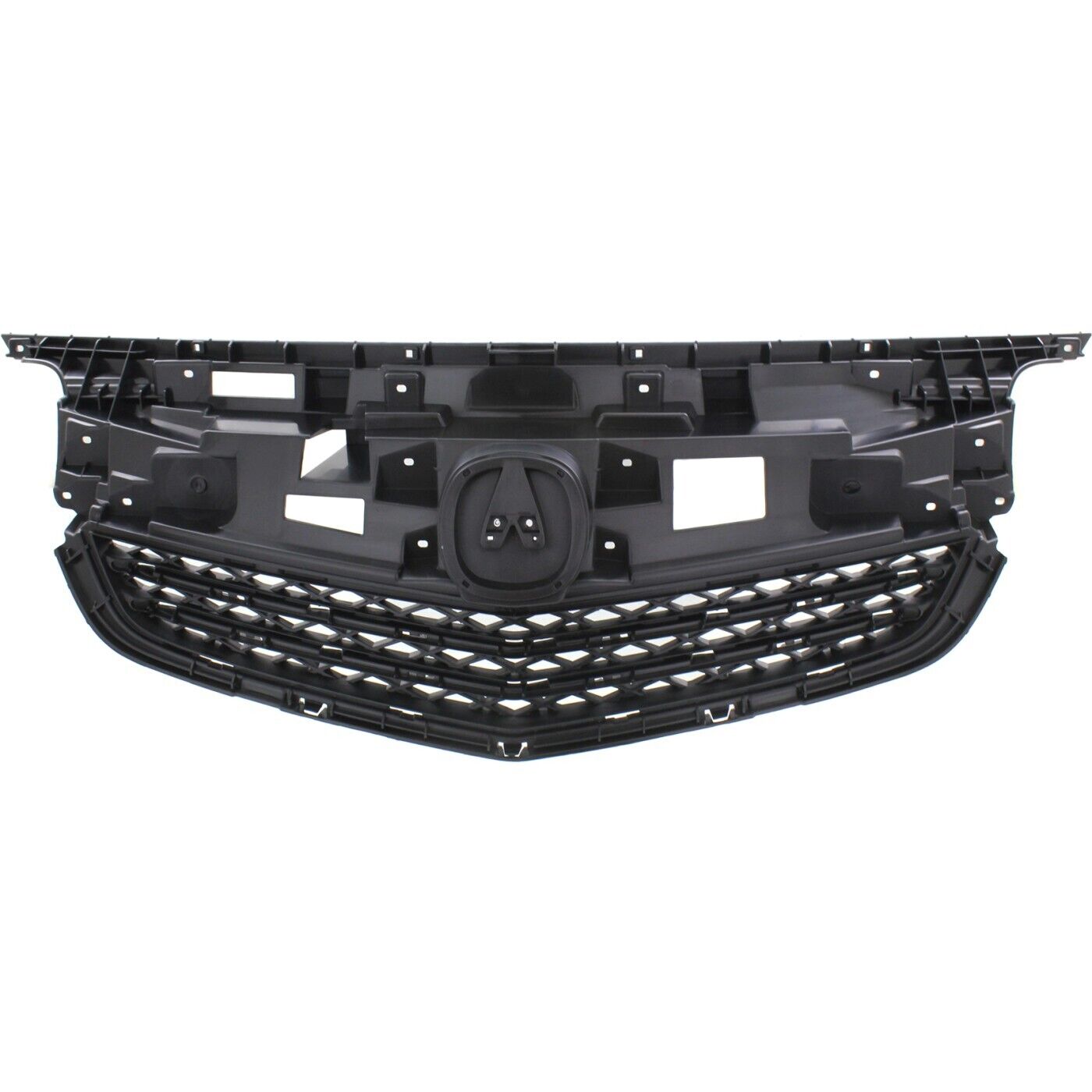 Grille For 2012-2014 Acura TL Textured Gray Plastic
