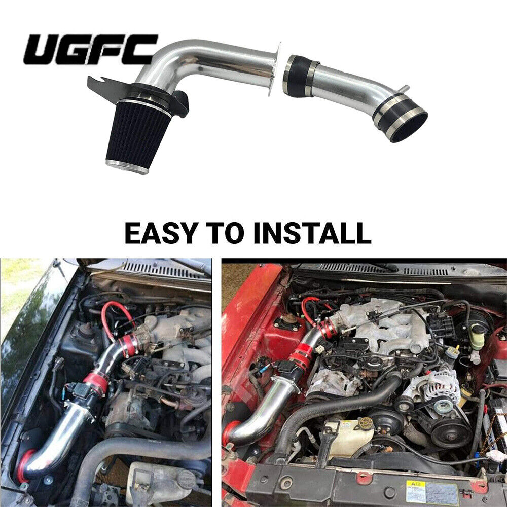 Cold Air Intake Kit + Black Dry Filter for 1999-2004 Ford Mustang 3.8L/3.9L V6