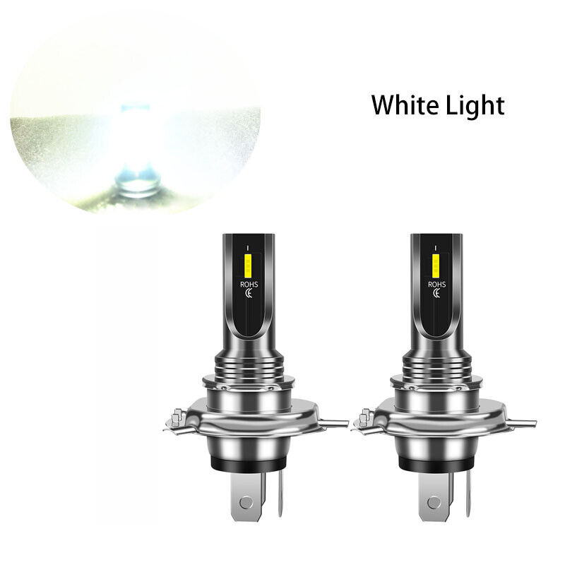 2Pcs H1 H3 H4 H7 LED Headlight Bulb Kit High Low Beam Super Bright 6000K