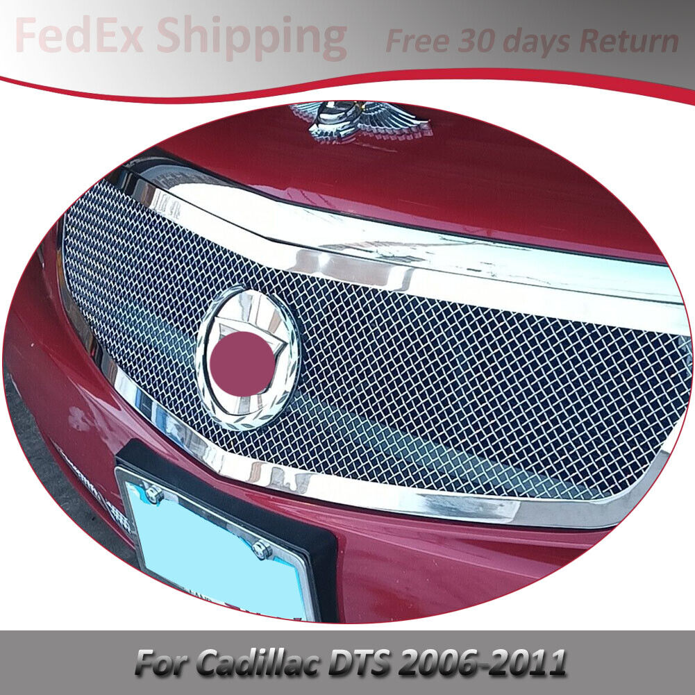 Stainless Chrome Mesh Upper Grille For 2006 07 2008 2009 2010 2011 Cadillac DTS 