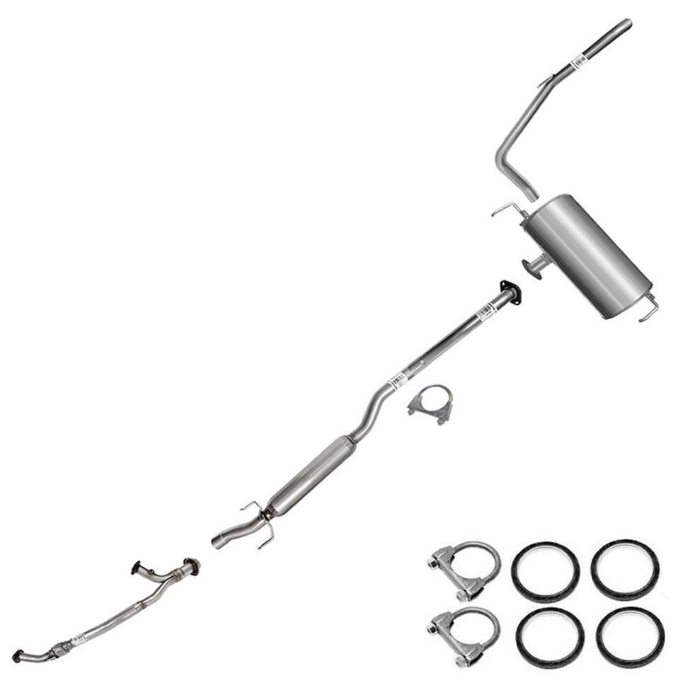 Stainless Steel Exhaust Sytem Kit fits: 2004-2006 Toyota Sienna 3.3L FWD