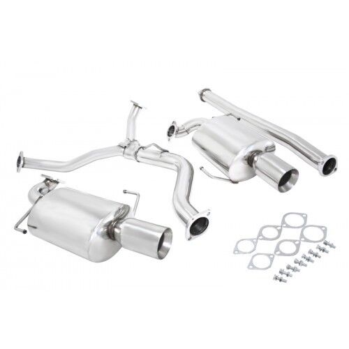 Manzo Stainless Steel Catback Exhaust Fits Subaru Legacy 2005-2008 2.5L GT 