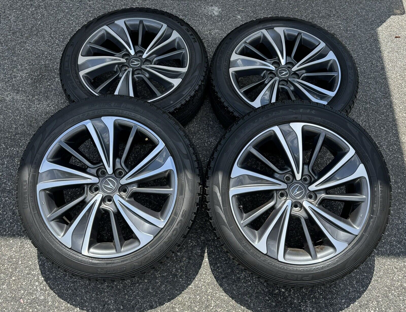 2021 Acura MDX 20” Wheels Rims Tires 245/50/20 OEM 5x120 2020 2019 2018 RDX