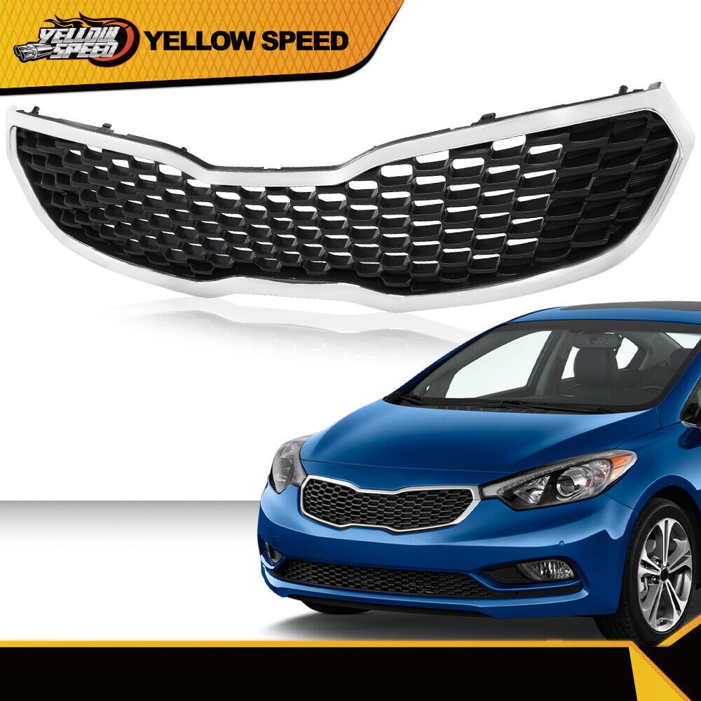 Fit For 2014 2015 2016 Kia Forte Forte5 Front Bumper Grill Grille Assembly 