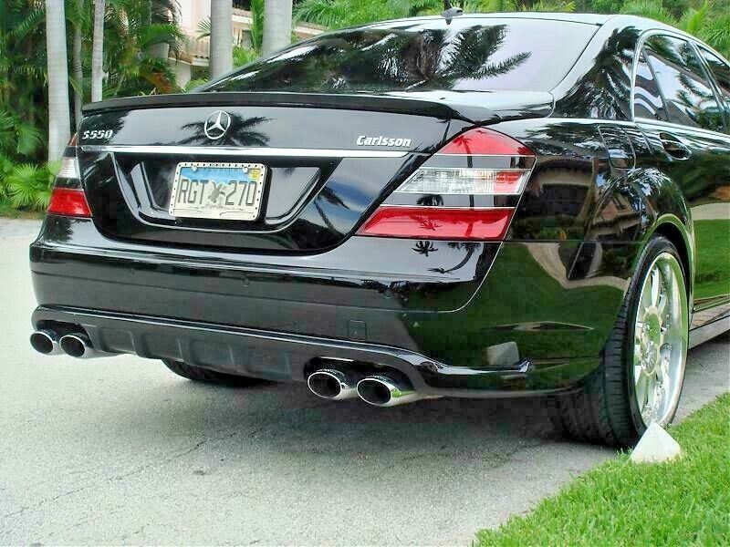 (1) Carlsson Exhaust Syst. for Mercedes S350 V6- S500 V8 - S320 CDI  W221  07-13