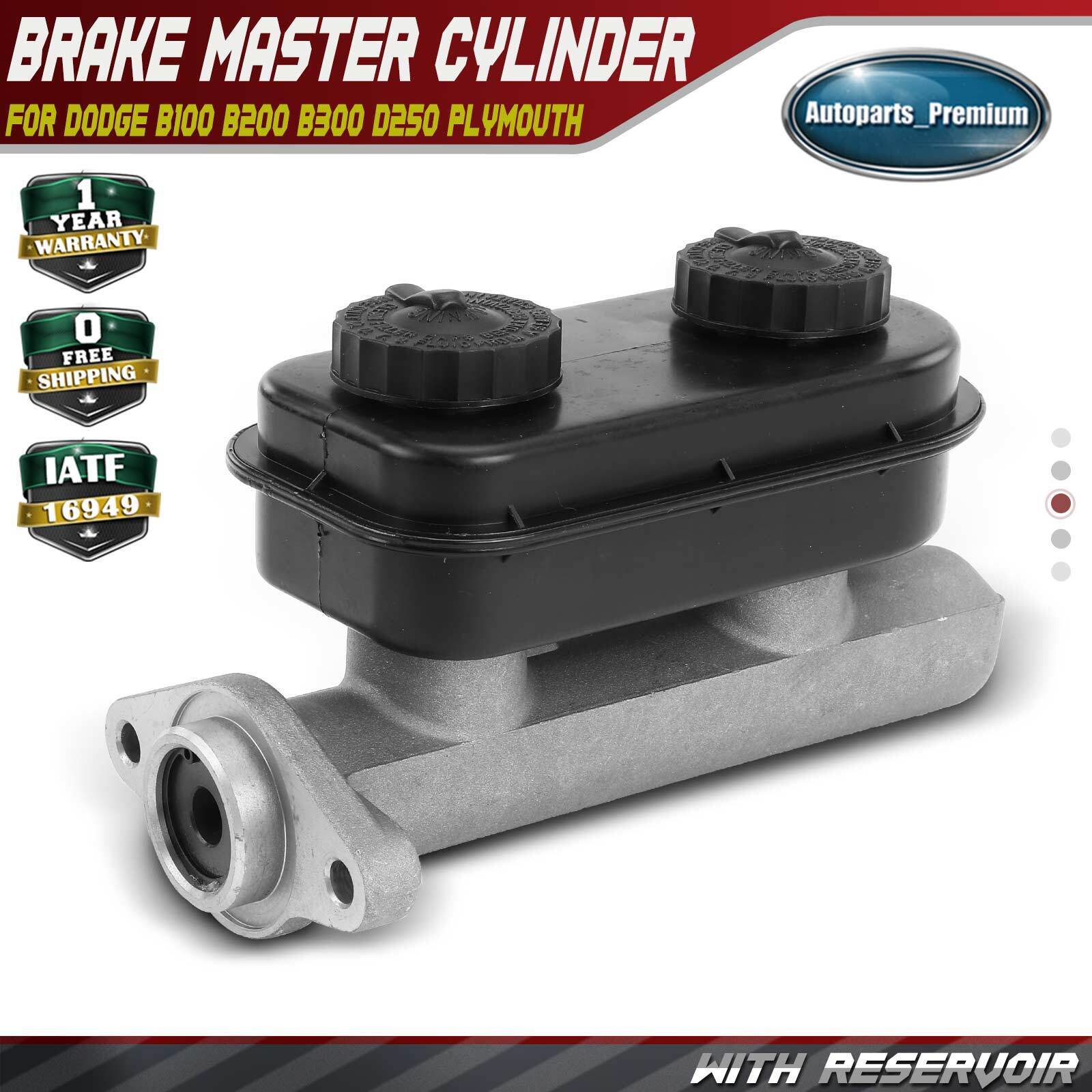 Brake Master Cylinder with Reservoir for Dodge B100 B200 B300 D150 D250 Plymouth