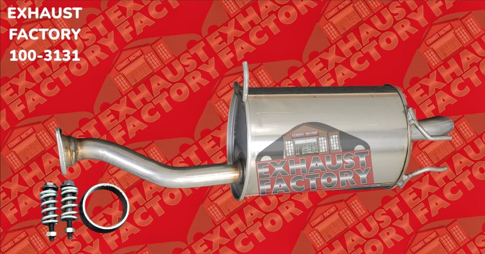 2016-2018 ACURA ILX 2.4L ENG REAR MUFFLER ASSEMBLY STAINLESS STEEL