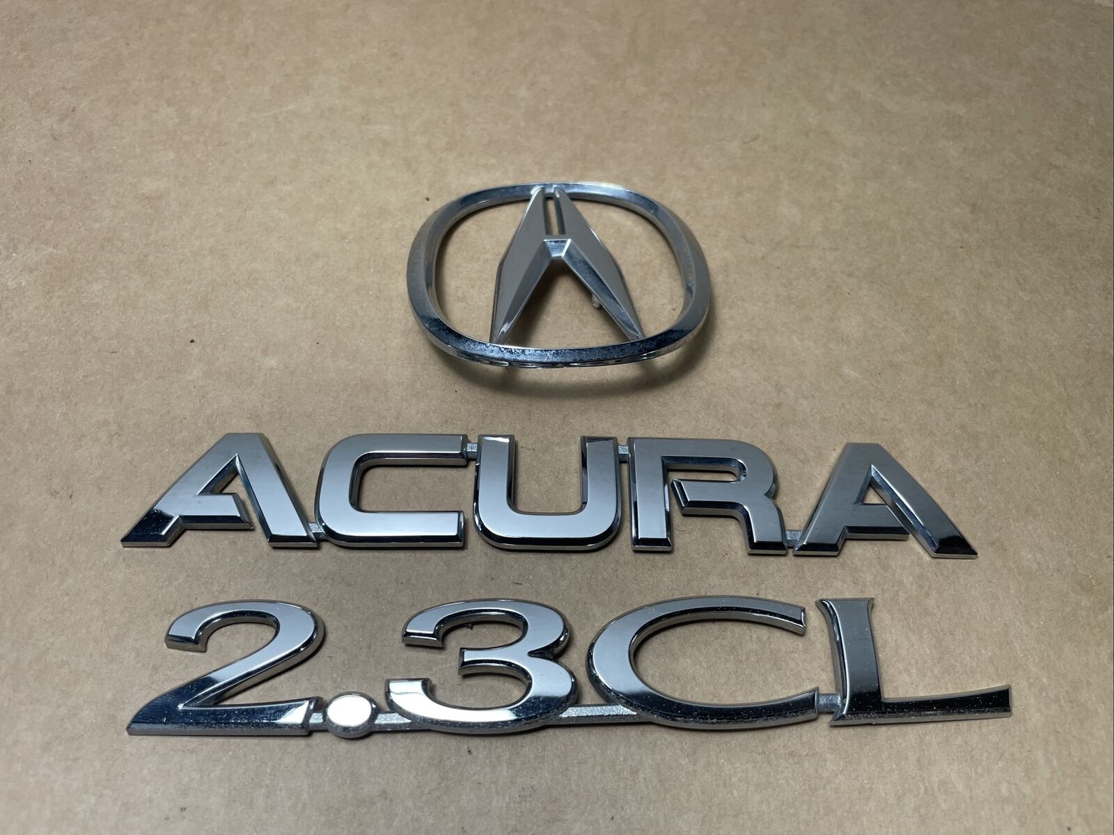 FREE SHIPPING OEM Acura 2.3CL CL 1997 1998 1999  Rear Emblem Badge  set lot