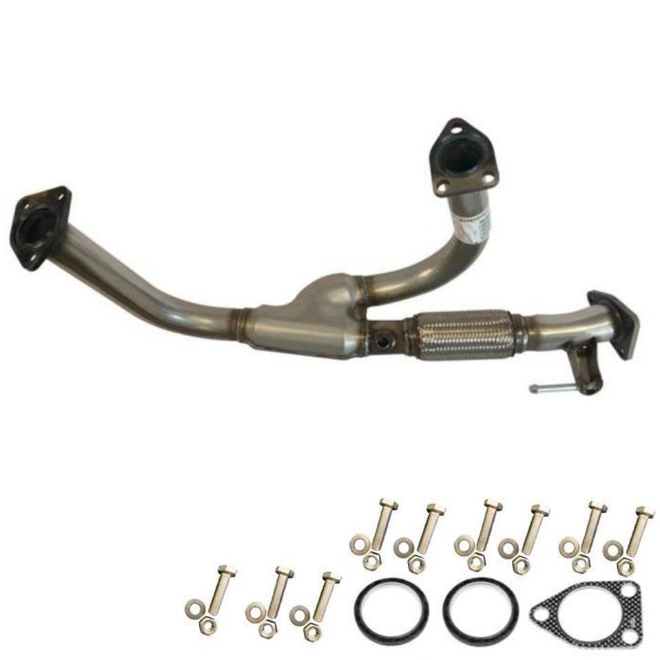 Front Exhaust Flex Pipe with bolts  compatible with  1999-2004 Honda Odyssey