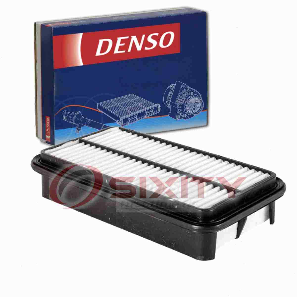 Denso Air Filter for 1993-2001 Saturn SW2 1.9L L4 Intake Inlet Manifold Fuel ra