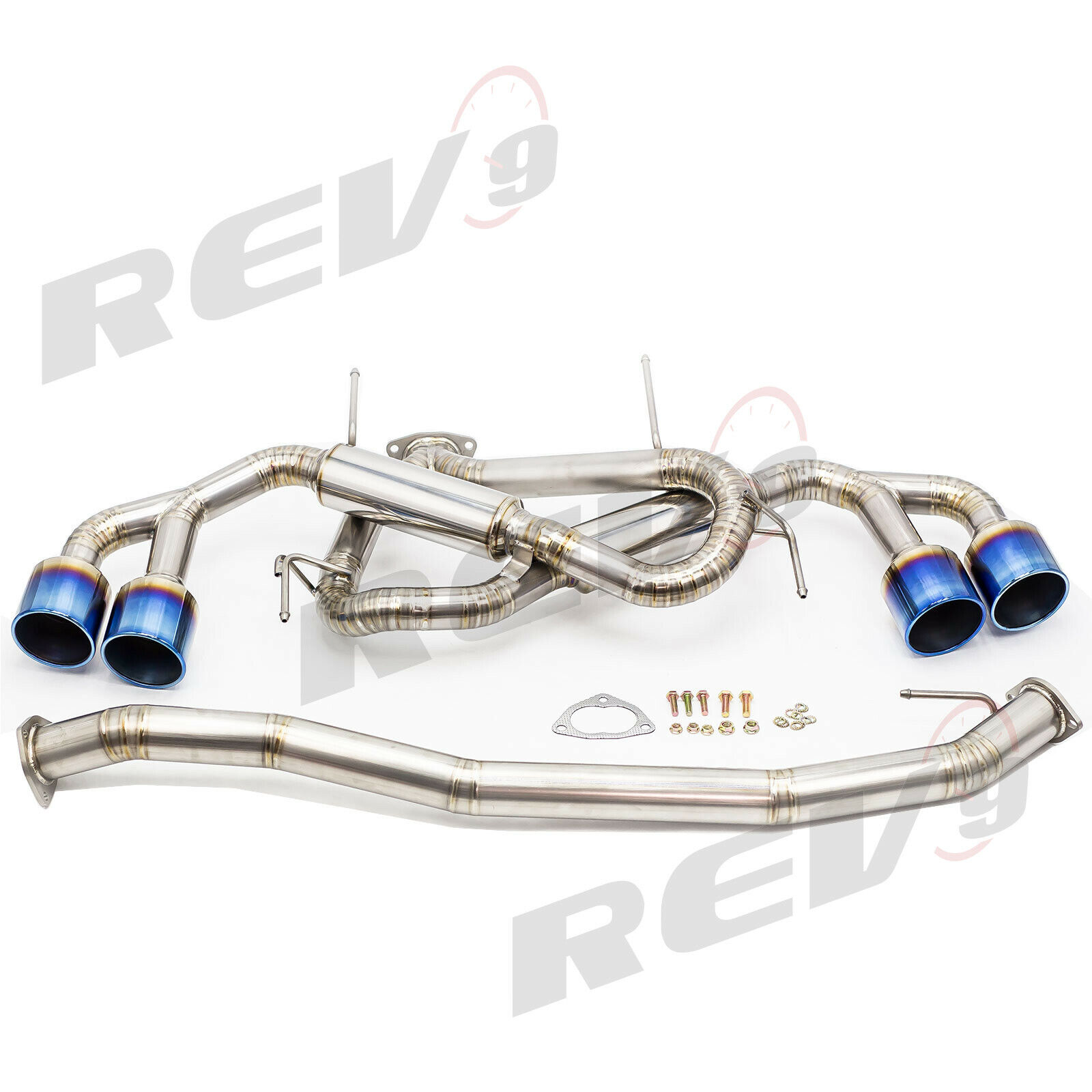 Rev9 Exhaust System, Titanium, 3 Inch, For Nissan GT-R 2009-17 (R35) 4\