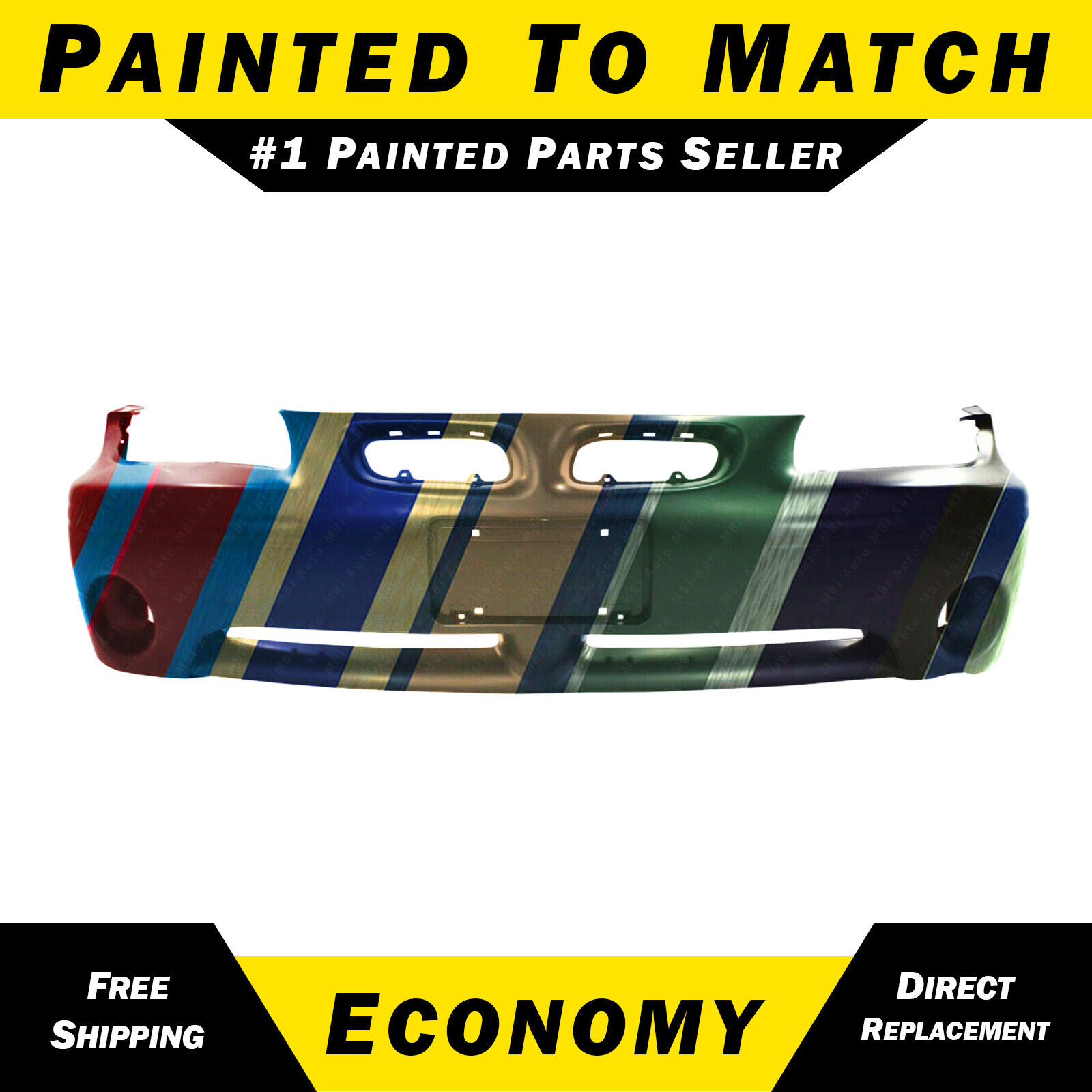 NEW Painted To Match - Front Bumper for 1997-2003 Pontiac Grand Prix GTP GT SE