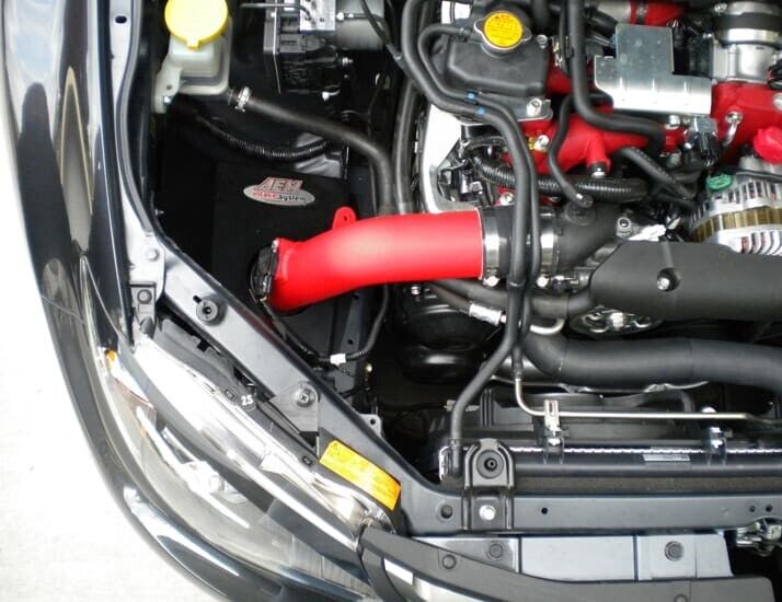 AEM CARB Legal Cold Air Intake Kit For Subaru 08-14 WRX & STi 2.5T Red