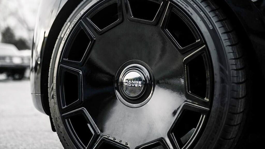 22'' Giovanna Sicily Gloss Black Wheels Tires S580 S63 GLE 740i S580 A8 Bentley