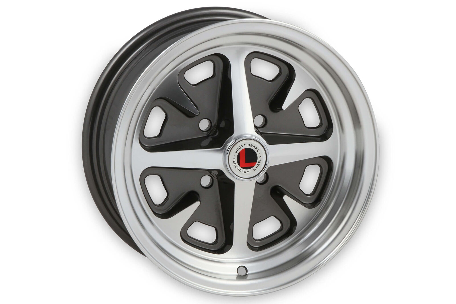 Legendary Wheel Magnum 400 Charcoal w Machined Face 14x6 Inch for 64-73 Mustang