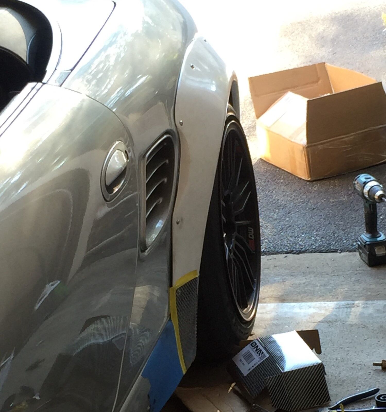 Porsche Boxster 986   3 inch Rear Flares set bolt on New 