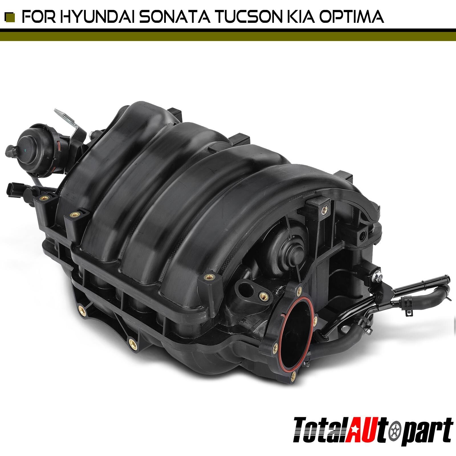 Intake Manifold w/ Gasket for Hyundai Sonata 11-14 Kia Optima Sorento Sportage