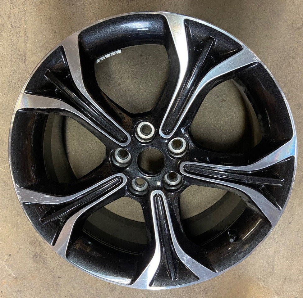 1 Used Chevrolet Cruze Wheel/Rim 17x7.5 2019 Black Machined #5881 (blemishes)